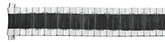 ALPINE Steel Expansion Watch Band 16-22mm Curved Squeeze Ends 3818